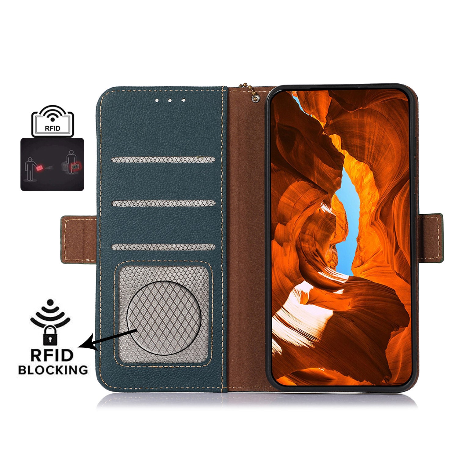 TJ RFID Blocking Phone Case for OnePlus Nord CE 3 Lite 5G Nord N30 5G Genuine Cow Leather Wallet Stand Phone Cover TJ RFID Blocking Phone Case for OnePlus Nord CE 3 Lite 5G Nord N30 5G Genuine Cow Leather Wallet Stand Phone Cover
